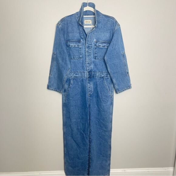 ETICA  Larson Utility Denim Jumpsuit NWT - Picture 9 of 14